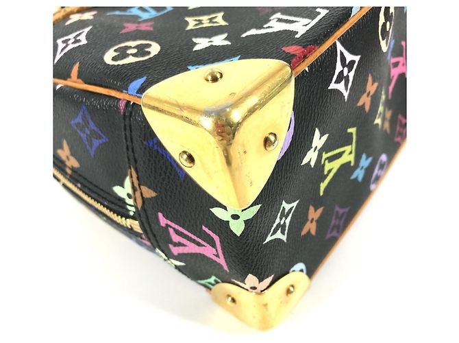 Borsa Louis Vuitton Monogram Multicolor Trouville Nero Multicolore - Ansicht 6