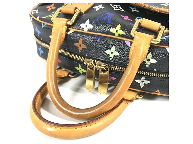 Borsa Louis Vuitton Monogram Multicolor Trouville Nero Multicolore - Ansicht 7