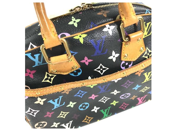 Borsa Louis Vuitton Monogram Multicolor Trouville Nero Multicolore - Ansicht 8