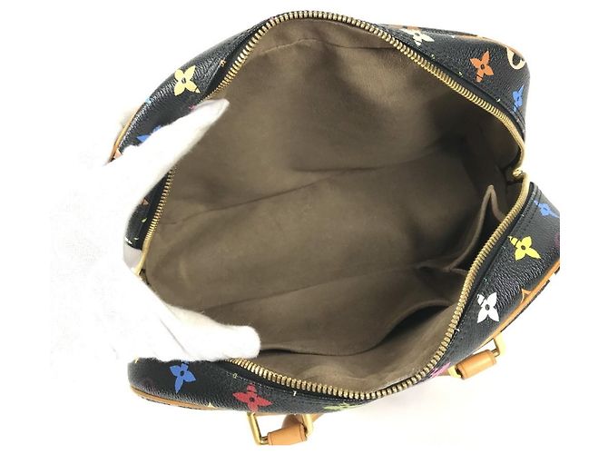 Borsa Louis Vuitton Monogram Multicolor Trouville Nero Multicolore - Ansicht 9