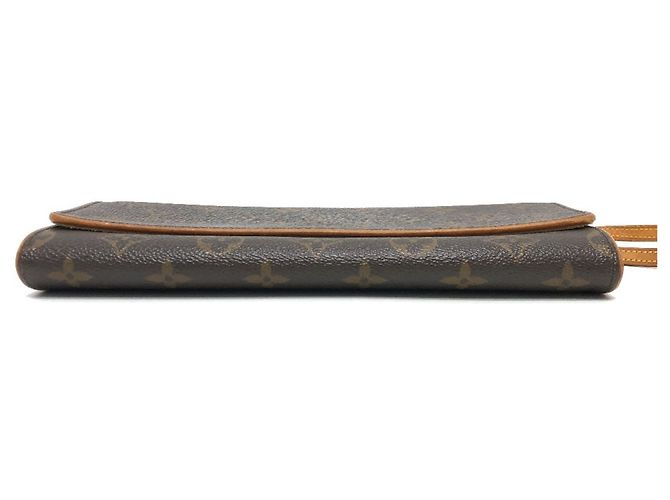 Borsa Pochette Twin GM Monogramma Louis Vuitton Marrone - vista 5