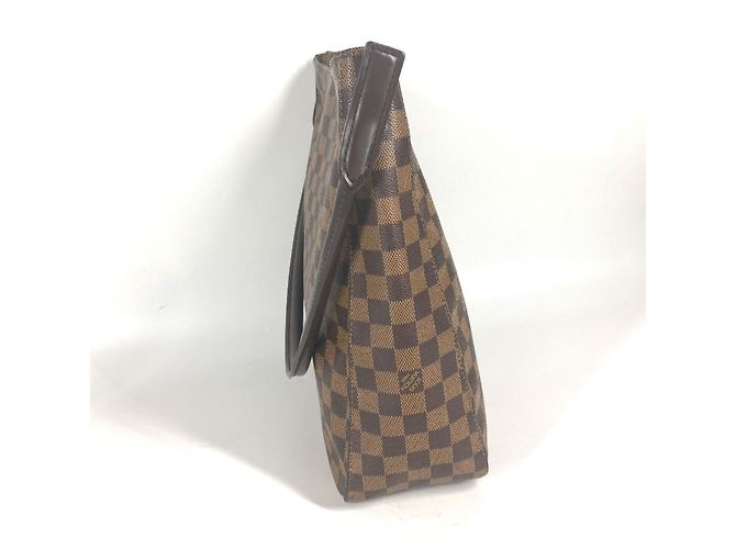 Borsa a tracolla Louis Vuitton Damier Looping GM Marrone Damier ebene - vista 3