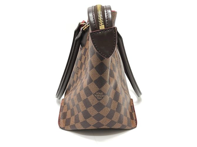 Borsa a tracolla Louis Vuitton Damier Kaisa Tote MM Marrone - vista 2