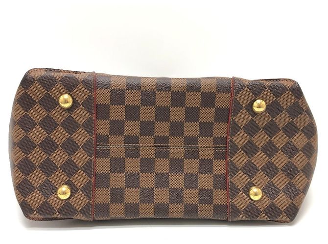 Borsa a tracolla Louis Vuitton Damier Kaisa Tote MM Marrone - vista 3