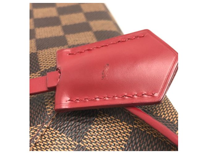 Borsa a tracolla Louis Vuitton Damier Kaisa Tote MM Marrone - vista 5