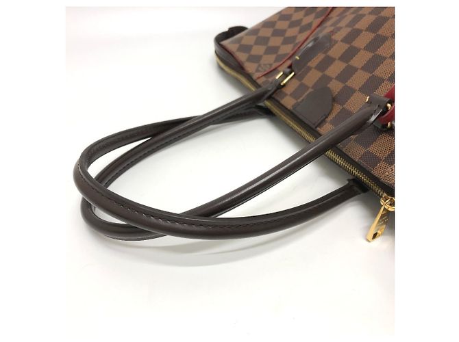 Borsa a tracolla Louis Vuitton Damier Kaisa Tote MM Marrone - vista 6