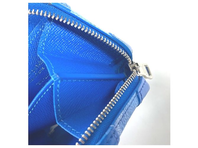 Portafoglio collana Soft Trunk Monogram Clouds Louis Vuitton Bianco Blu - vista 14