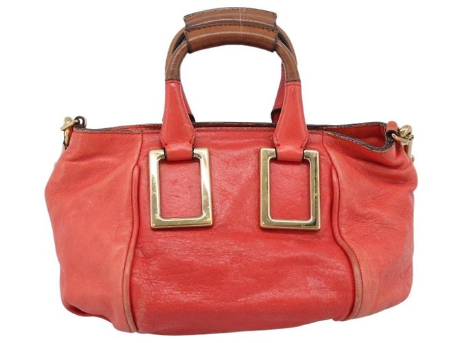 Chloé Chloe Ethel Leather Rosso - vista 2