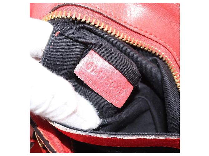 Chloé Chloe Ethel Leather Rosso - vista 7