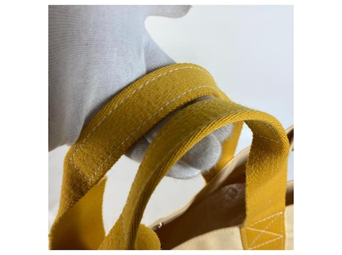 Hermès Borsa Tote Hermes Bora GM Giallo - vista 7