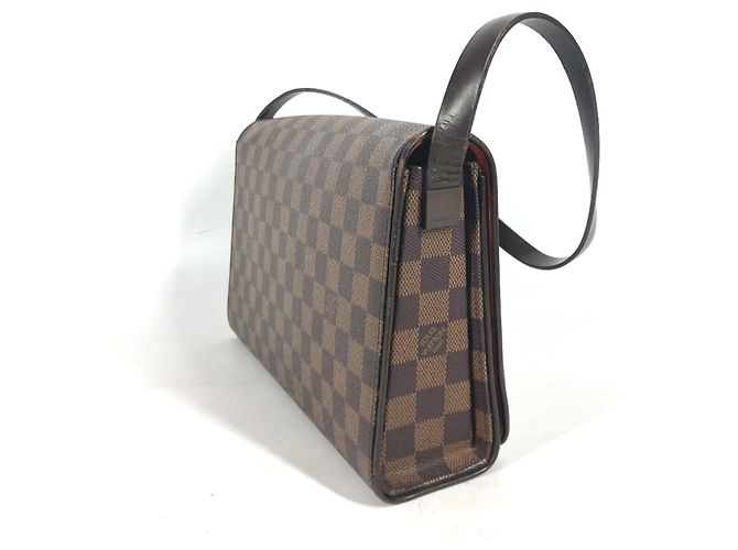 Sac à bandoulière Louis Vuitton Damier Tribeca Long Flap Marron Damier ebène - vue 3