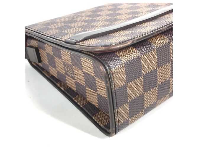 Sac à bandoulière Louis Vuitton Damier Tribeca Long Flap Marron Damier ebène - vue 5