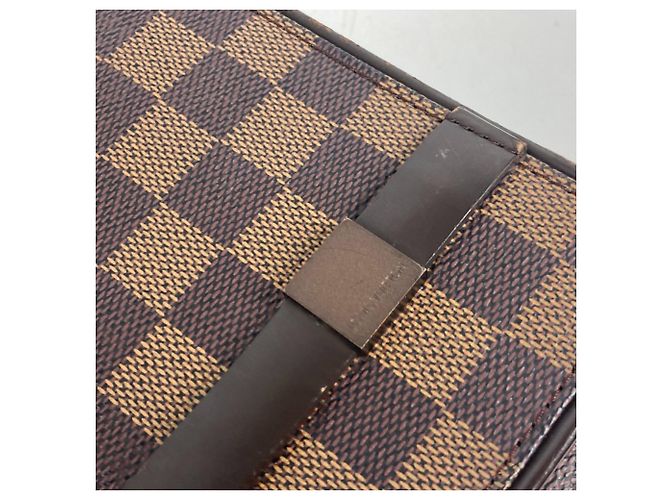 Sac à bandoulière Louis Vuitton Damier Tribeca Long Flap Marron Damier ebène - vue 7