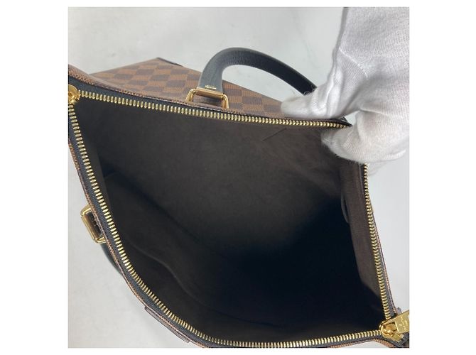 Borsa Tote Louis Vuitton Damier Hyde Park Marrone Damier ebene - vista 13