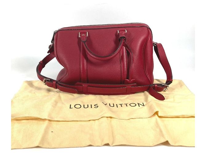 Borsa Louis Vuitton Parnassus SC Bag PM Rosso - vista 14