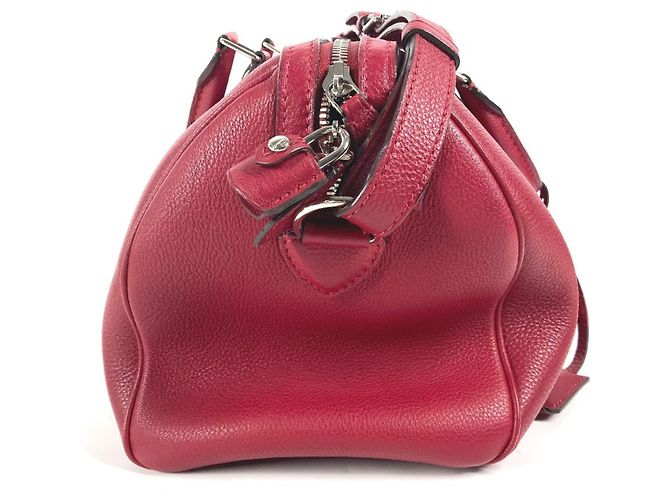 Borsa Louis Vuitton Parnassus SC Bag PM Rosso - vista 3