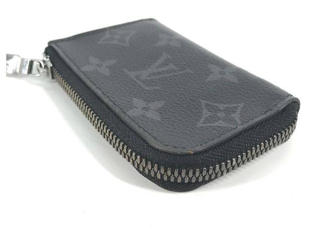Louis Vuitton Monogram Eclipse Münzbeutel Schwarz - Ansicht 6