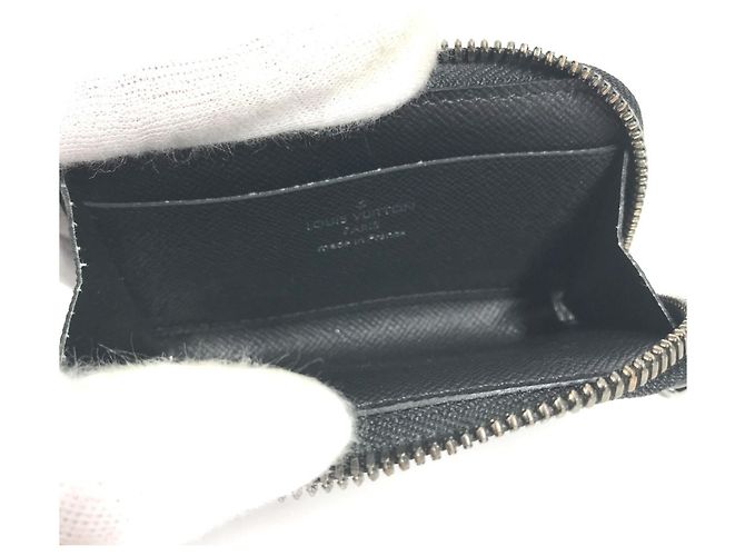 Louis Vuitton Monogram Eclipse Münzbeutel Schwarz - Ansicht 9
