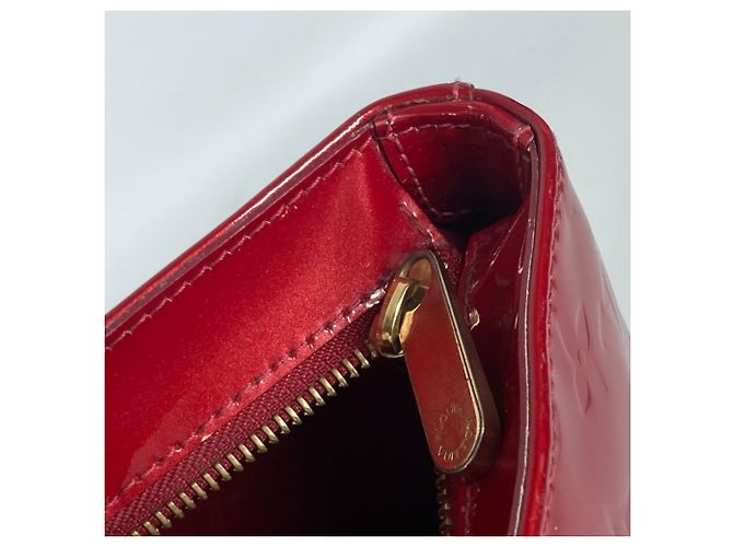 Borsa Tote Louis Vuitton Monogram Vernis Brentwood Rosso - vista 13