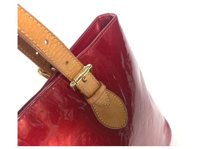 Borsa Tote Louis Vuitton Monogram Vernis Brentwood Rosso - vista 5