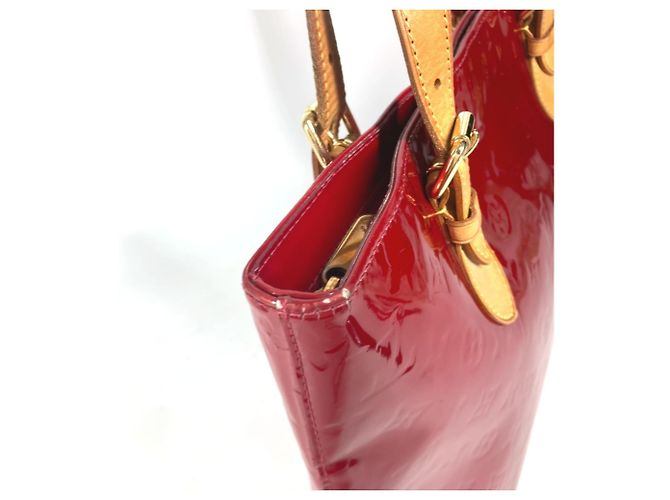 Borsa Tote Louis Vuitton Monogram Vernis Brentwood Rosso - vista 6