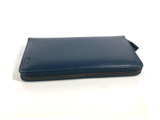 Prada 2ML220 Saffiano Leather Long Wallet Navy blue - view 2