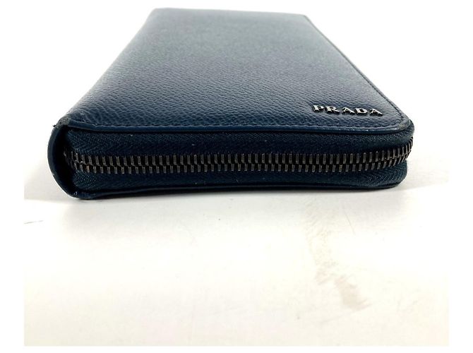Prada 2ML220 Saffiano Leather Long Wallet Navy blue - view 3