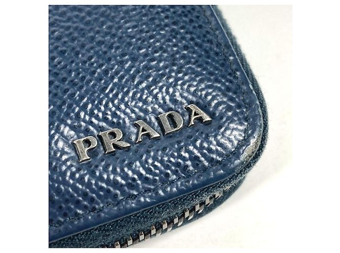 Prada 2ML220 Saffiano Leather Long Wallet Navy blue - view 5