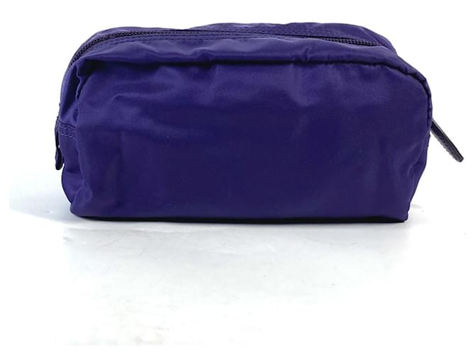 Prada 1NA350 Pochette con placca Triangle Porpora - vista 2