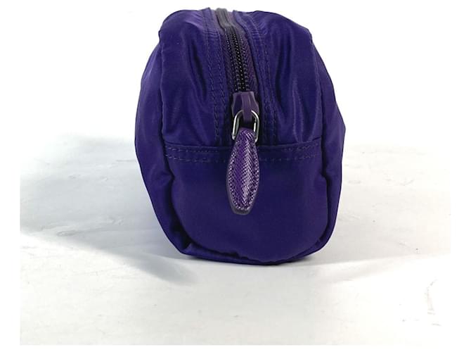 Prada 1NA350 Pochette con placca Triangle Porpora - vista 3