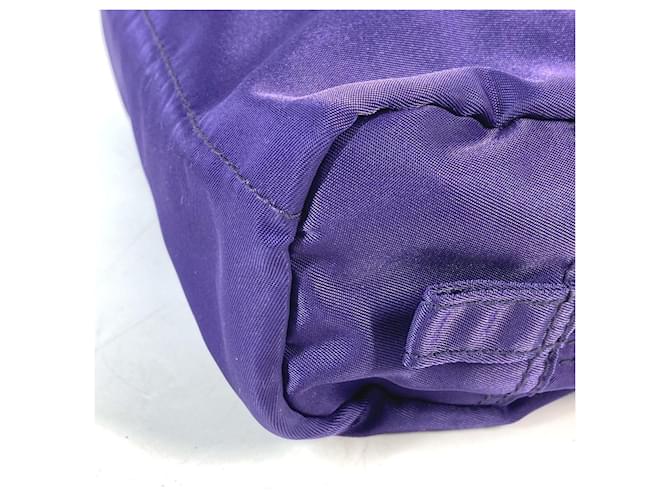 Prada 1NA350 Pochette con placca Triangle Porpora - vista 6