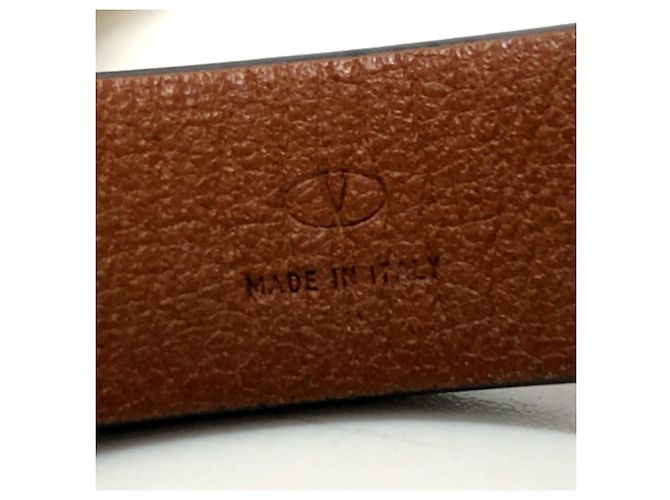 Valentino Brown Leather Studded Pet Lead - view 8