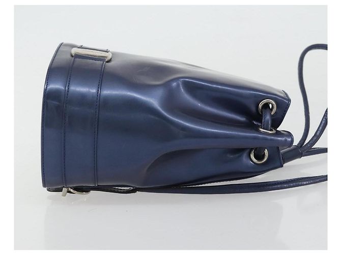 Salvatore Ferragamo Vala Lackleder Marineblau - Ansicht 3