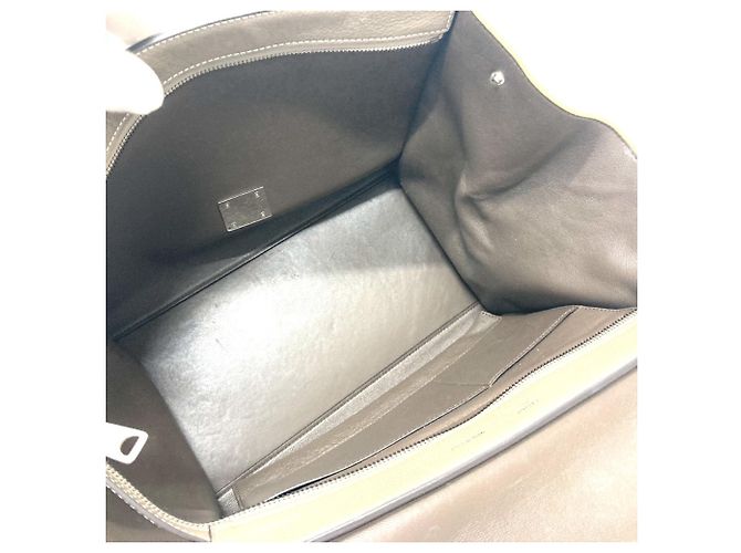 Céline Borsa Trapeze Celine in pelle marrone - vista 12