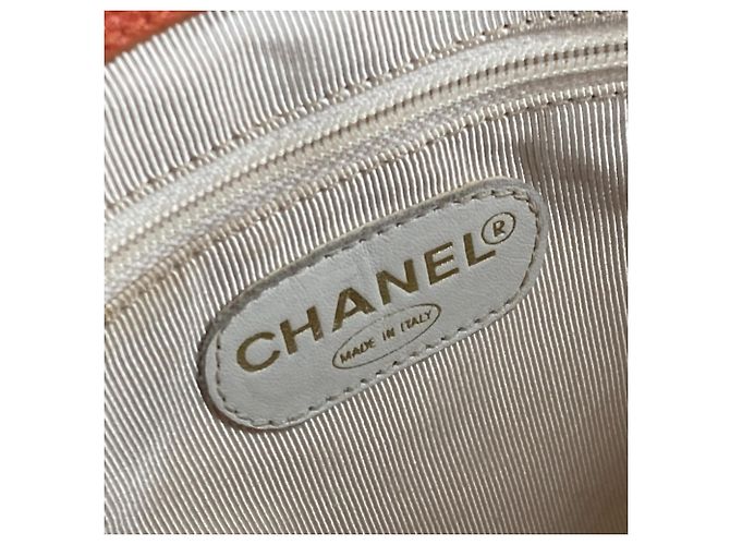 Chanel Caviar Leder Tote Bag Orange - Ansicht 11