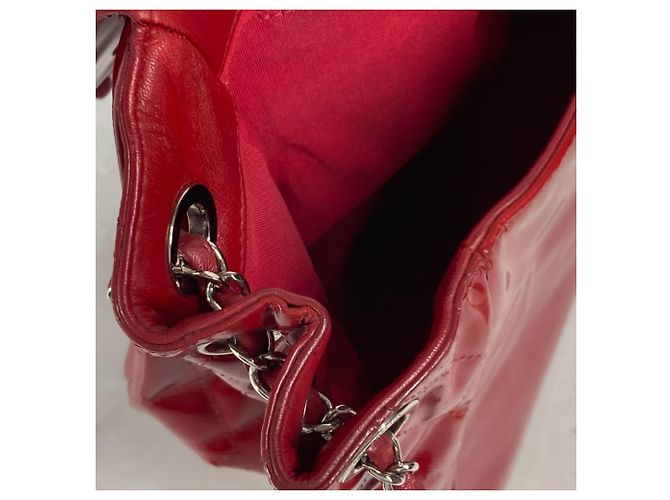Borsa a tracolla Chanel CC Coco Mark Lipstick W Rosa Rosso - vista 15