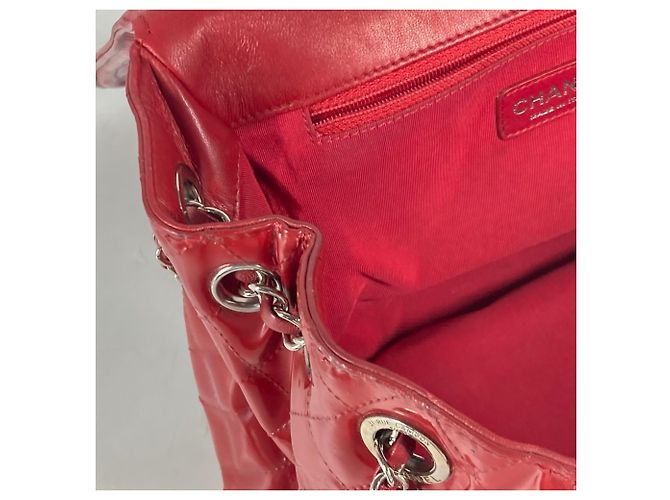 Borsa a tracolla Chanel CC Coco Mark Lipstick W Rosa Rosso - vista 16
