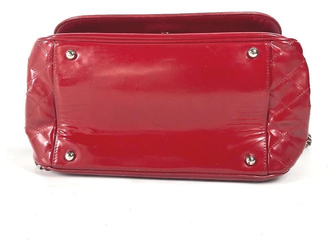 Borsa a tracolla Chanel CC Coco Mark Lipstick W Rosa Rosso - vista 4
