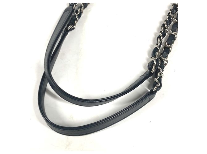 Chanel A91046 Coco Mark Matelasse gesteppte Tote Bag Schwarz - Ansicht 10