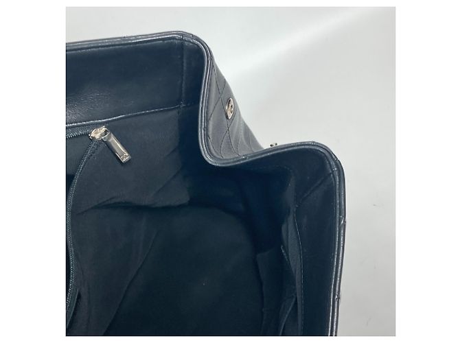 Chanel A91046 Coco Mark Matelasse gesteppte Tote Bag Schwarz - Ansicht 12