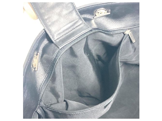 Chanel A91046 Coco Mark Matelasse gesteppte Tote Bag Schwarz - Ansicht 13