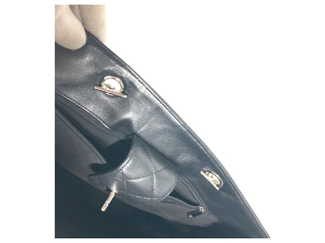 Chanel A91046 Coco Mark Matelasse gesteppte Tote Bag Schwarz - Ansicht 16