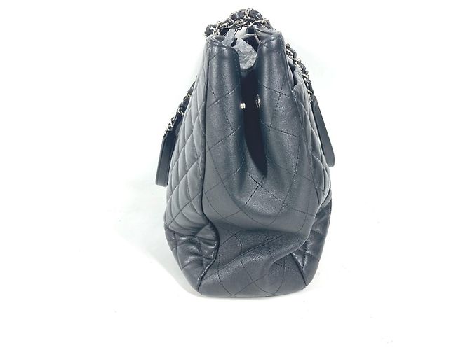 Chanel A91046 Coco Mark Matelasse gesteppte Tote Bag Schwarz - Ansicht 4