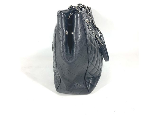 Chanel A91046 Coco Mark Matelasse gesteppte Tote Bag Schwarz - Ansicht 5