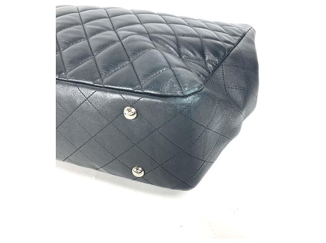 Chanel A91046 Coco Mark Matelasse gesteppte Tote Bag Schwarz - Ansicht 7