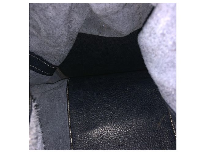 Hermès Borsa a tracolla in pelle blu navy Hermes - vista 11