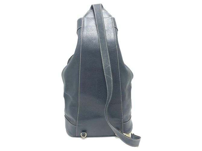 Hermès Borsa a tracolla in pelle blu navy Hermes - vista 2