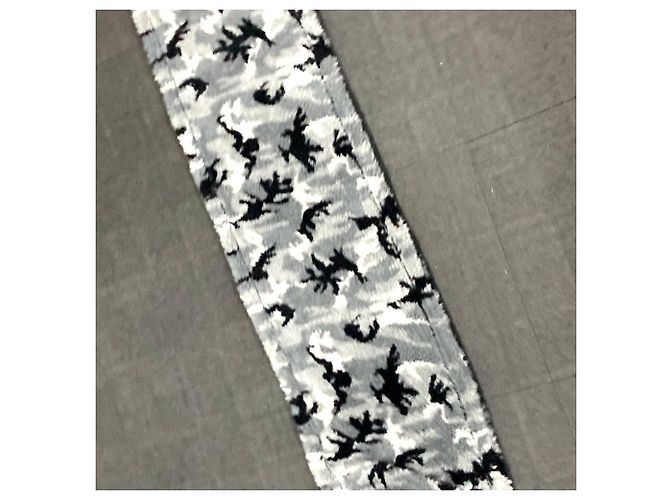 Balenciaga 673572 Stole Shawl Marrone Nero - vista 6