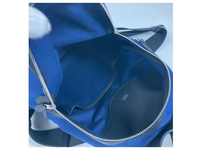 Hermès Zaino Hermes H Sac Addo All Back Nero Blu - vista 11