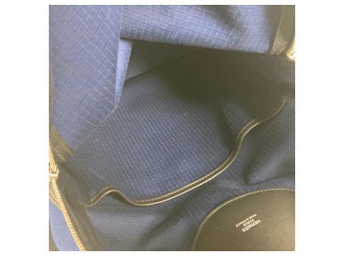 Hermès Zaino Hermes H Sac Addo All Back Nero Blu - vista 13